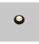 Frameless flush-mounted lamps - trimless - Maytoni Round Flush Mounted Frameless LED Putty 7W 450lm 3000K Black DL058-7W3K-TRS-B - product 3
