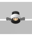 Frameless flush-mounted lamps - trimless - Maytoni Round Flush Mounted Frameless LED Putty 7W 450lm 3000K Black DL058-7W3K-TRS-B - product 5