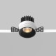 Maytoni Round Podtynkowa Bezramkowa do Szpachlowania LED 7W 450lm 3000K Black DL058-7W3K-TRS-B