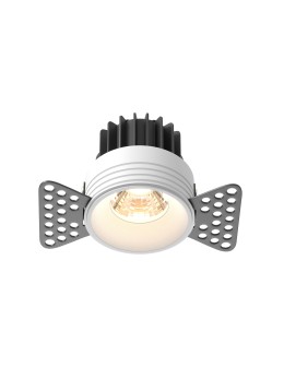 Maytoni Round Flush Mounted Frameless LED Putty 7W 460lm 3000K White DL058-7W3K-TRS-W