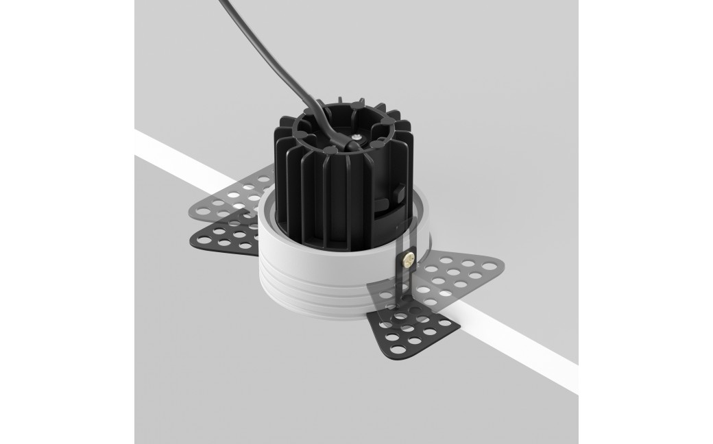 Maytoni Round Podtynkowa Bezramkowa do Szpachlowania LED 7W 460lm 3000K Biały DL058-7W3K-TRS-W