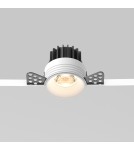 Frameless flush-mounted lamps - trimless - Maytoni Round Flush Mounted Frameless LED Putty 7W 460lm 3000K White DL058-7W3K-TRS-W - product 5