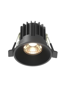 Maytoni Round Podtynkowa LED 7W 450lm 3000K Black DL058-7W3K-B