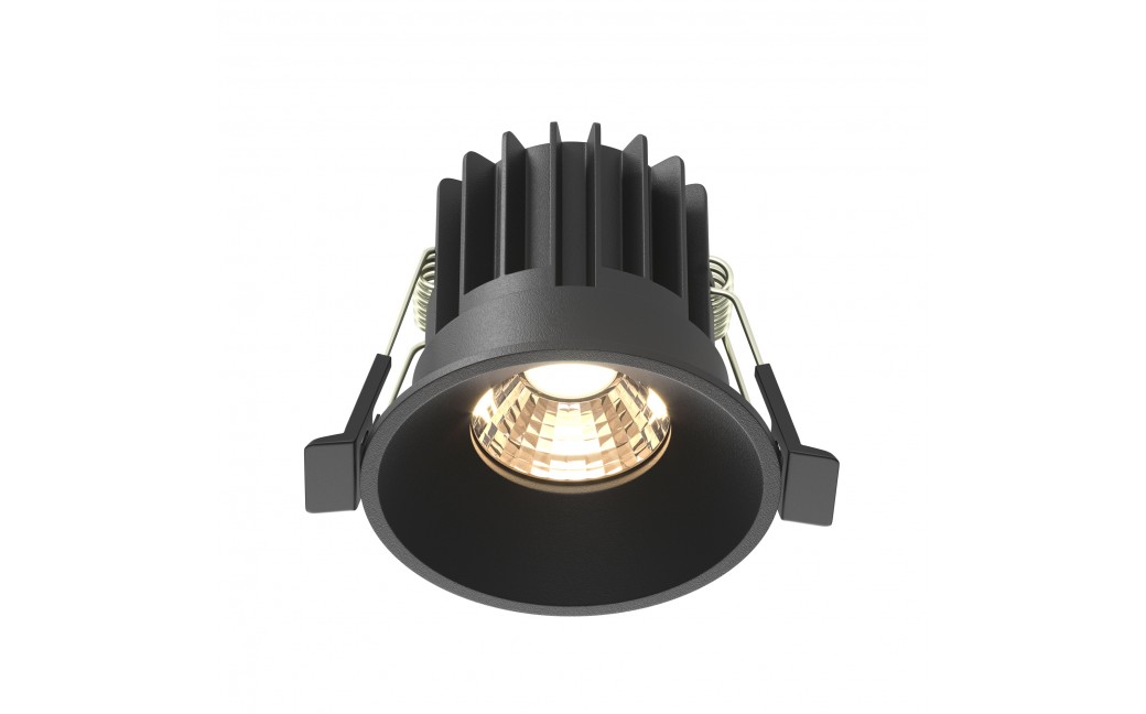 Maytoni Round Podtynkowa LED 7W 450lm 3000K Black DL058-7W3K-B