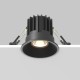 Maytoni Round Podtynkowa LED 7W 450lm 3000K Black DL058-7W3K-B