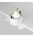 Frameless flush-mounted lamps - trimless - Maytoni Share Flush-mounted frameless putty 1xGU10 20W White DL051-01-GU10-RD-W - product 4