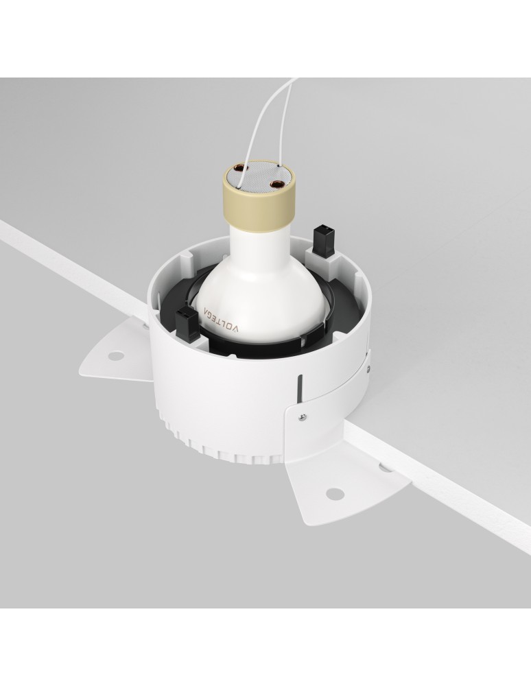 Frameless flush-mounted lamps - trimless - Maytoni Share Flush-mounted frameless putty 1xGU10 20W Black DL051-01-GU10-RD-WB - product kolory-swiatla.pl 4