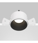 Frameless flush-mounted lamps - trimless - Maytoni Share Flush-mounted frameless putty 1xGU10 20W Black DL051-01-GU10-RD-WB - product 5