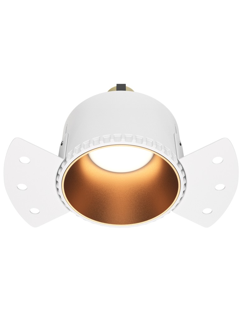 Frameless flush-mounted lamps - trimless - Maytoni Share Flush-mounted frameless putty 1xGU10 20W Gold Matte DL051-01-GU10-RD-WMG - product kolory-swiatla.pl 1