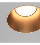 Frameless flush-mounted lamps - trimless - Maytoni Share Flush-mounted frameless putty 1xGU10 20W Gold Matte DL051-01-GU10-RD-WMG - product 2