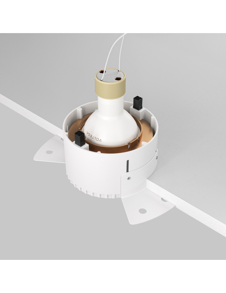 Frameless flush-mounted lamps - trimless - Maytoni Share Flush-mounted frameless putty 1xGU10 20W Gold Matte DL051-01-GU10-RD-WMG - product kolory-swiatla.pl 4