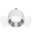 Frameless flush-mounted lamps - trimless - Maytoni Share Flush-mounted frameless putty 1xGU10 20W Silver Matte DL051-01-GU10-RD-WS - product 1