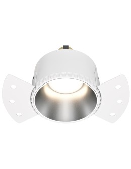 Maytoni Share Flush-mounted frameless putty 1xGU10 20W Silver Matte DL051-01-GU10-RD-WS