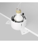 Frameless flush-mounted lamps - trimless - Maytoni Share Flush-mounted frameless putty 1xGU10 20W Silver Matte DL051-01-GU10-RD-WS - product 4