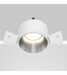 Frameless flush-mounted lamps - trimless - Maytoni Share Flush-mounted frameless putty 1xGU10 20W Silver Matte DL051-01-GU10-RD-WS - product 5