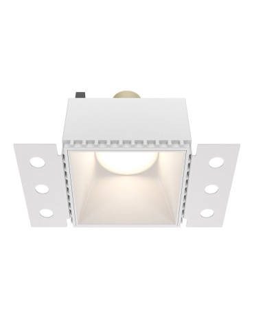 Maytoni Share Podtynkowa Bezramkowa do Szpachlowania 1xGU10 20W Biały DL051-01-GU10-SQ-W