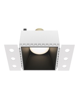 Maytoni Share Podtynkowa Bezramkowa do Szpachlowania 1xGU10 20W Black DL051-01-GU10-SQ-WB