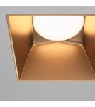 Frameless flush-mounted lamps - trimless - Maytoni Share Flush-mounted frameless putty 1xGU10 20W Gold Matte DL051-01-GU10-SQ-WMG - product 2