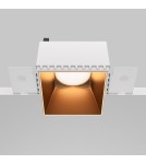 Frameless flush-mounted lamps - trimless - Maytoni Share Flush-mounted frameless putty 1xGU10 20W Gold Matte DL051-01-GU10-SQ-WMG - product 5