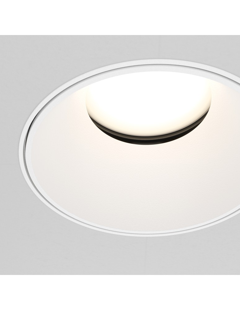 Frameless flush-mounted lamps - trimless - Maytoni Share Flush-mounted frameless putty 1xGU10 10W White DL051-U-2W - product kolory-swiatla.pl 2