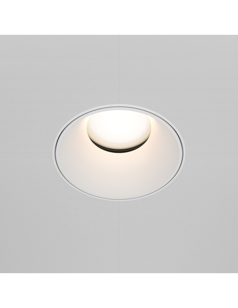 Frameless flush-mounted lamps - trimless - Maytoni Share Flush-mounted frameless putty 1xGU10 10W White DL051-U-2W - product kolory-swiatla.pl 3