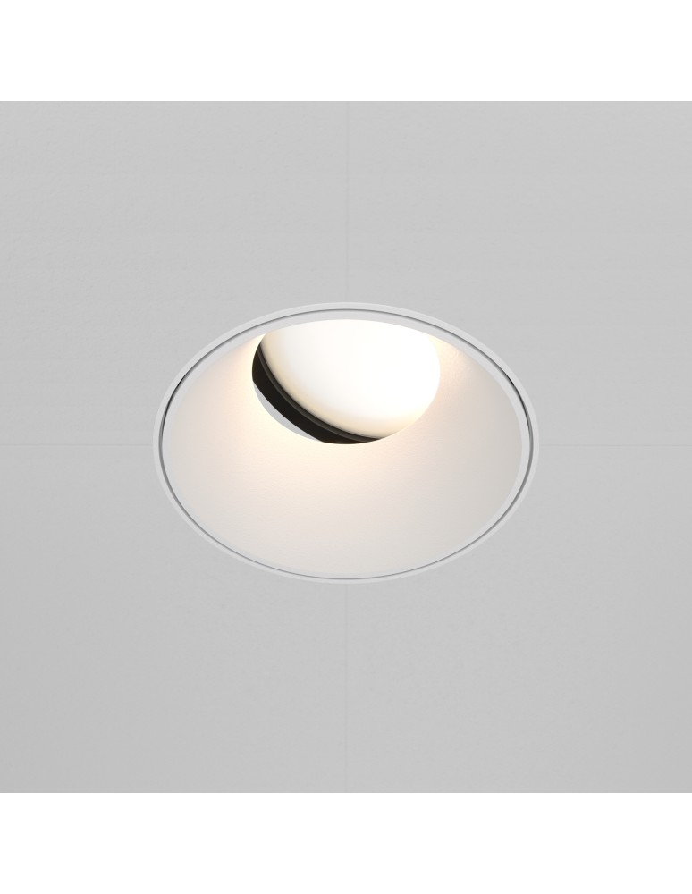 Frameless flush-mounted lamps - trimless - Maytoni Share Flush-mounted frameless putty 1xGU10 10W White DL051-U-2W - product kolory-swiatla.pl 4