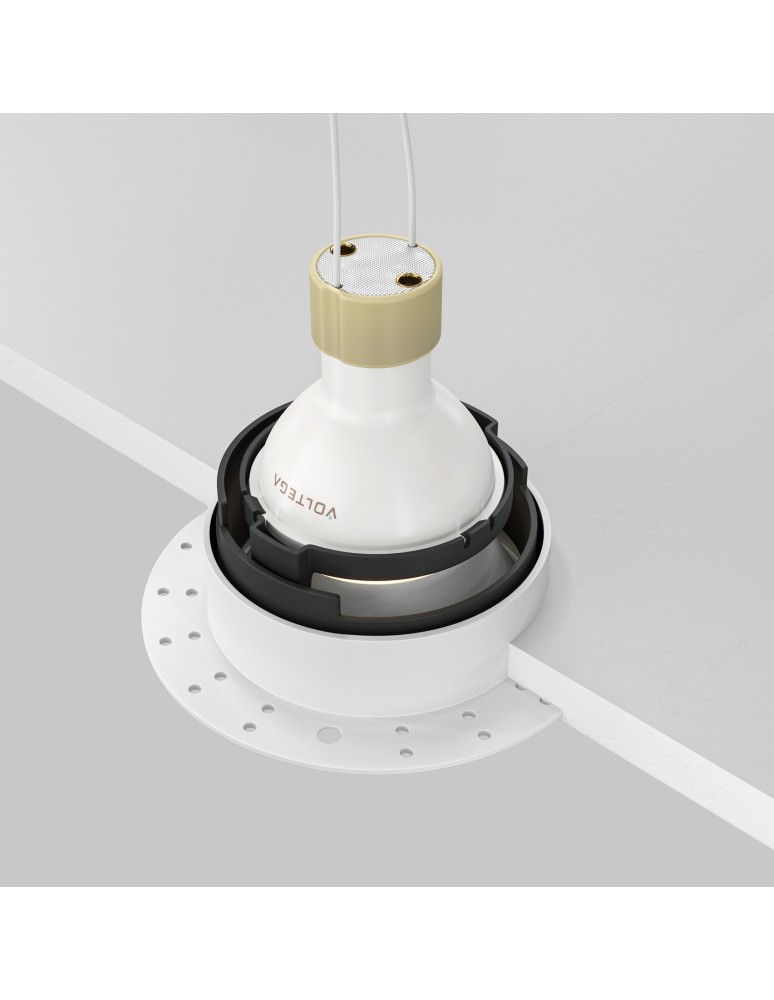 Frameless flush-mounted lamps - trimless - Maytoni Share Flush-mounted frameless putty 1xGU10 10W White DL051-U-2W - product kolory-swiatla.pl 5