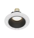 Frameless flush-mounted lamps - trimless - Maytoni Share Flush-mounted frameless putty 1xGU10 10W White, Black DL051-U-2WB - product 1