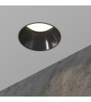 Frameless flush-mounted lamps - trimless - Maytoni Share Flush-mounted frameless putty 1xGU10 10W White, Black DL051-U-2WB - product 2