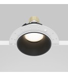 Frameless flush-mounted lamps - trimless - Maytoni Share Flush-mounted frameless putty 1xGU10 10W White, Black DL051-U-2WB - product 7