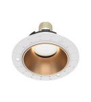 Frameless flush-mounted lamps - trimless - Maytoni Share Flush-mounted Frameless Putty 1xGU10 10W White, Gold Matte DL051-U-2WMG - product 1