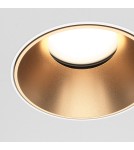 Frameless flush-mounted lamps - trimless - Maytoni Share Flush-mounted Frameless Putty 1xGU10 10W White, Gold Matte DL051-U-2WMG - product 2