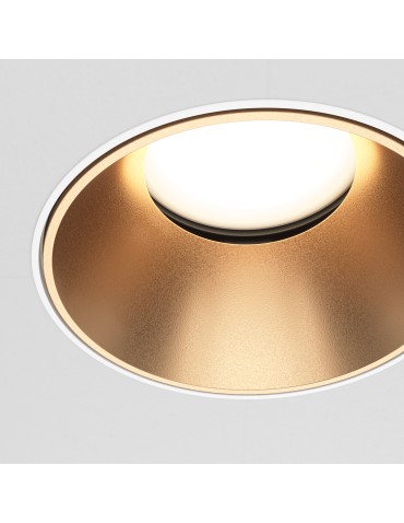 Maytoni Share Flush-mounted Frameless Putty 1xGU10 10W White, Gold Matte DL051-U-2WMG - product 2
