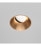 Frameless flush-mounted lamps - trimless - Maytoni Share Flush-mounted Frameless Putty 1xGU10 10W White, Gold Matte DL051-U-2WMG - product 4