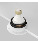 Frameless flush-mounted lamps - trimless - Maytoni Share Flush-mounted Frameless Putty 1xGU10 10W White, Gold Matte DL051-U-2WMG - product 5