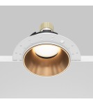 Frameless flush-mounted lamps - trimless - Maytoni Share Flush-mounted Frameless Putty 1xGU10 10W White, Gold Matte DL051-U-2WMG - product 6