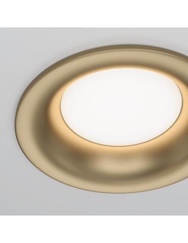 Maytoni Slim Flush Mounted 1xGU10 50W Gold Mat DL027-2-01-MG - product 2