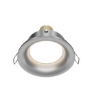 Round flush-mounted lamps - Maytoni Slim Flush Mounted 1xGU10 50W Silver DL027-2-01-S - product 1
