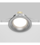 Round flush-mounted lamps - Maytoni Slim Flush Mounted 1xGU10 50W Silver DL027-2-01-S - product 5