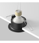 Flush-mounted hermetic lamps - Maytoni Slim Flush Mounted 1xGU10 50W IP65 Black DL088-GU10-RD-B - product 4