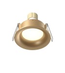Flush-mounted hermetic lamps - Maytoni Slim Flush Mounted 1xGU10 50W IP65 Gold Mat DL088-GU10-RD-MG - product 1