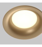 Flush-mounted hermetic lamps - Maytoni Slim Flush Mounted 1xGU10 50W IP65 Gold Mat DL088-GU10-RD-MG - product 2