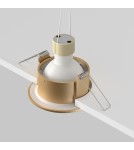 Flush-mounted hermetic lamps - Maytoni Slim Flush Mounted 1xGU10 50W IP65 Gold Mat DL088-GU10-RD-MG - product 4