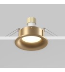 Flush-mounted hermetic lamps - Maytoni Slim Flush Mounted 1xGU10 50W IP65 Gold Mat DL088-GU10-RD-MG - product 5