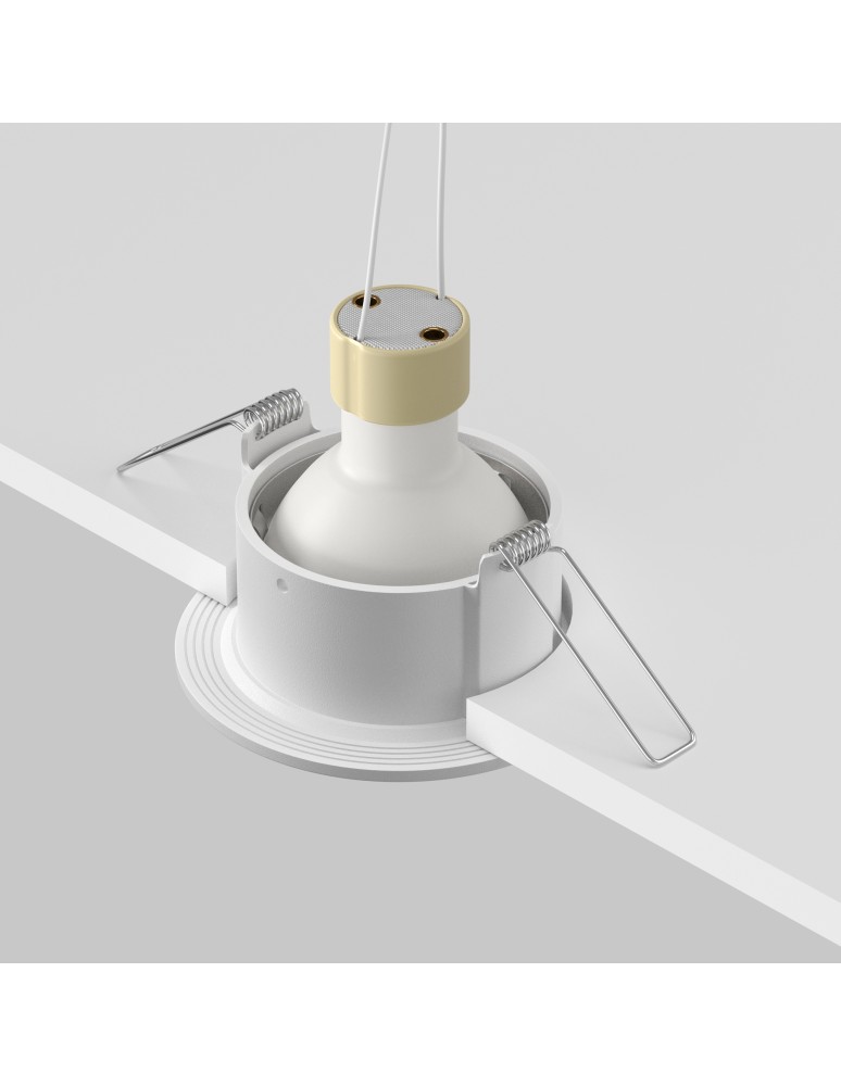 Flush-mounted hermetic lamps - Maytoni Slim Flush Mounted 1xGU10 50W IP65 White DL088-GU10-RD-W - product kolory-swiatla.pl 4