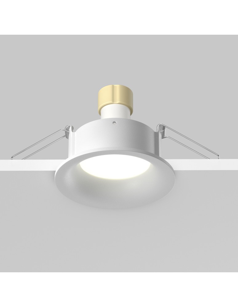 Flush-mounted hermetic lamps - Maytoni Slim Flush Mounted 1xGU10 50W IP65 White DL088-GU10-RD-W - product kolory-swiatla.pl 5
