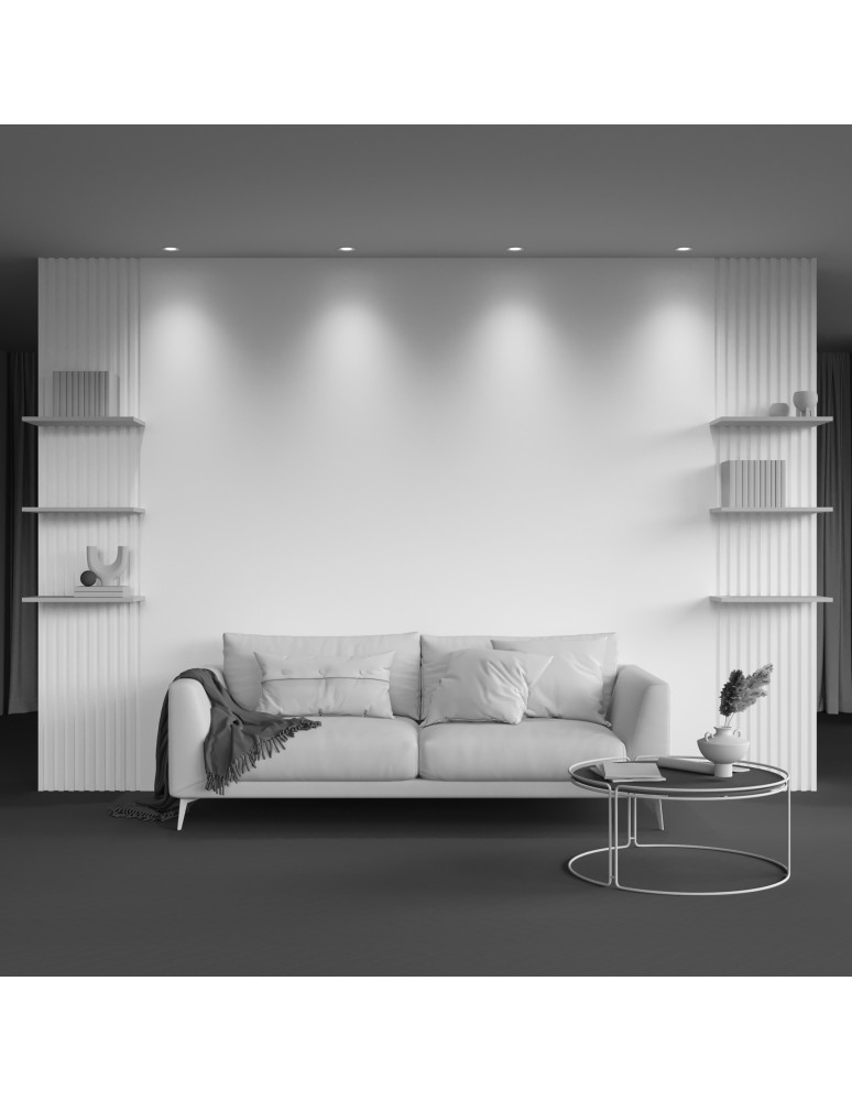 Flush-mounted hermetic lamps - Maytoni Slim Flush Mounted 1xGU10 50W IP65 White DL088-GU10-RD-W - product kolory-swiatla.pl 7