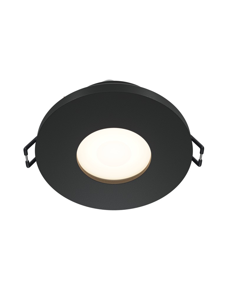 Flush-mounted hermetic lamps - Maytoni Stark Flush Mounted 1xGU10 50W IP65 Black DL083-01-GU10-RD-B - product kolory-swiatla.pl 1