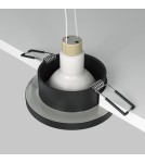 Flush-mounted hermetic lamps - Maytoni Stark Flush Mounted 1xGU10 50W IP65 Black DL083-01-GU10-RD-B - product 4