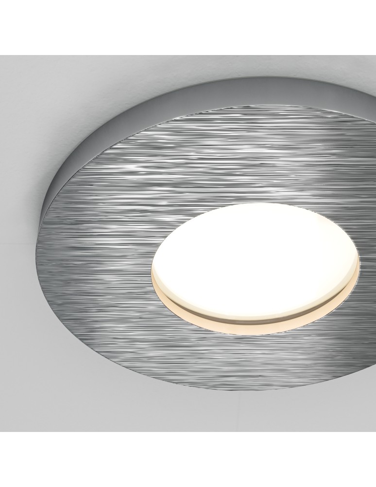 Flush-mounted hermetic lamps - Maytoni Stark Concealed 1xGU10 50W IP65 Silver DL083-01-GU10-RD-S - product kolory-swiatla.pl 2